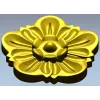 Floral Rosette Relief STL for CNC