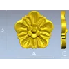 Floral Rosette Relief STL for CNC