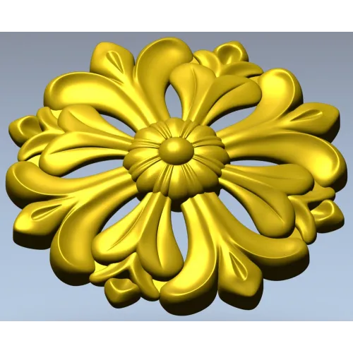 Розетка декоративная STL - 3D модель для ЧПУ резьбы по дереву