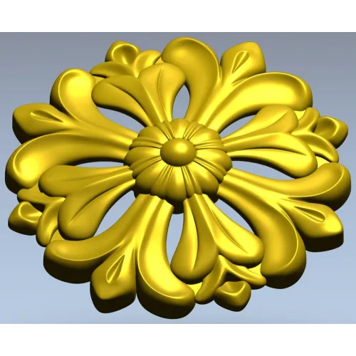 Розетка декоративная STL - 3D модель для ЧПУ резьбы по дереву