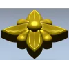 Рельефная цветочная розетка - 3D модель STL для ЧПУ