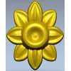 Floral Rosette STL 3D Model for CNC Carving