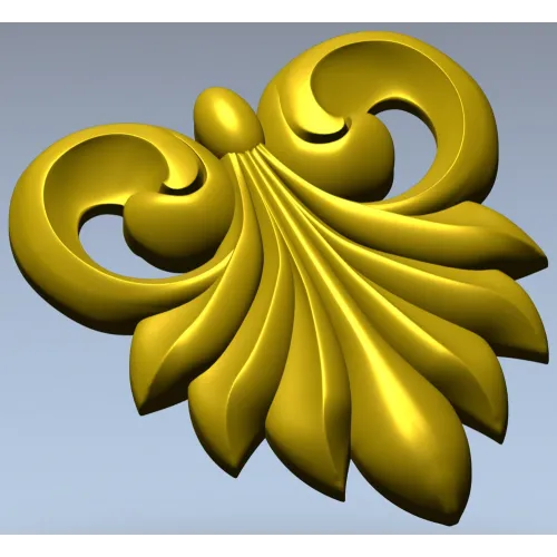 Акантовый картуш для фрезеровки - 3D модель STL для ЧПУ