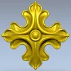Acanthus Rosette STL for CNC - high-relief decorative 3D model