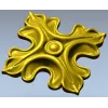 Acanthus Rosette STL for CNC - high-relief decorative 3D model