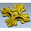 Acanthus Rosette STL for CNC - high-relief decorative 3D model