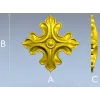 Acanthus Rosette STL for CNC - high-relief decorative 3D model