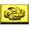 Spiral Blossom Rosette - STL 3D Model for CNC