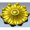 Floral Rosette STL 3D Model for CNC Routing - High-Relief Medallion