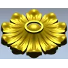 Floral Rosette STL 3D Model for CNC Routing - High-Relief Medallion