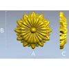 Розетка "Аурелия" - 3D модель STL для ЧПУ