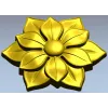 Розетка "Солнечный цветок" - 3D модель STL для ЧПУ