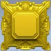 Baroque Shell Rosette - STL 3D model for CNC