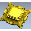 Baroque Shell Rosette - STL 3D model for CNC
