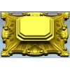 Baroque Shell Rosette - STL 3D model for CNC