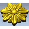 Розетка "Солнечная ромашка" - 3D модель STL для ЧПУ