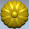 Розетка Маргаритка - 3D модель в формате STL для ЧПУ