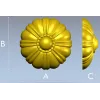 Розетка Маргаритка - 3D модель в формате STL для ЧПУ