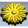 Розетка "Солнечный цветок" - 3D модель STL для ЧПУ