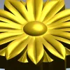 Розетка "Солнечный цветок" - 3D модель STL для ЧПУ