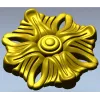 Florentine Ribbon Rosette - detailed rosette 3D model STL for CNC