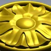 Розетка "Солнечный цветок" - 3D модель STL для ЧПУ