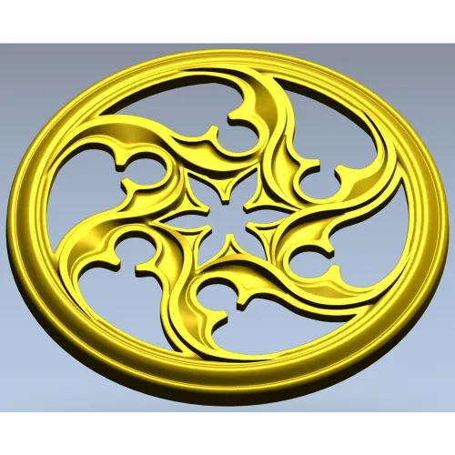 Auric Star Rosette - STL 3D model for CNC