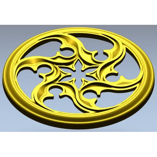 Auric Star Rosette - STL 3D model for CNC