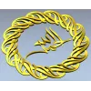 Ornamental Laurel Rosette with Arabic Calligraphy - STL for CNC