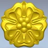 Флорентийская розетка - 3D модель STL для ЧПУ