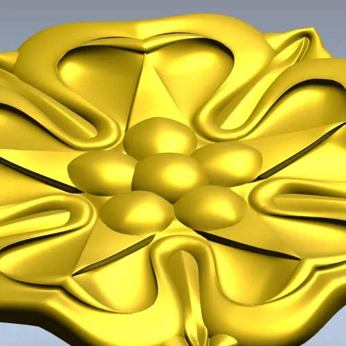 Флорентийская розетка - 3D модель STL для ЧПУ