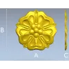 Флорентийская розетка - 3D модель STL для ЧПУ