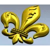 Геральдическая лилия - 3D модель в формате STL для ЧПУ