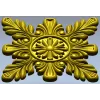Acanthus Star Rosette STL for CNC router