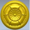 Regal Petal Rosette - STL 3D model for CNC milling