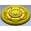 Regal Petal Rosette - STL 3D model for CNC milling