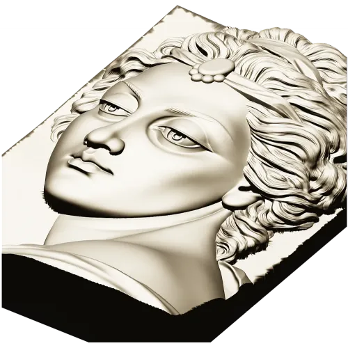 Барельеф ангела - 3D модель STL для ЧПУ
