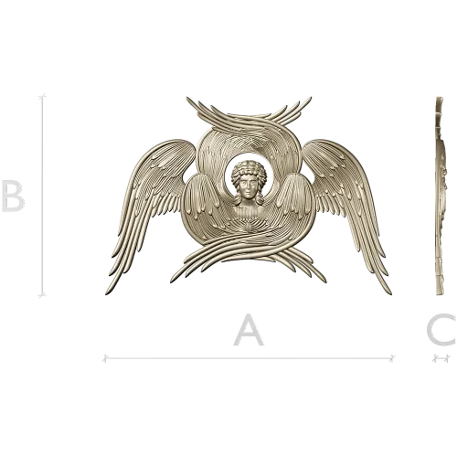 Серафим - stl модель ангела для ЧПУ