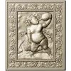 Резное панно "Виноградный путто" - 3D STL для ЧПУ