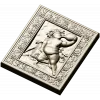 Резное панно "Виноградный путто" - 3D STL для ЧПУ