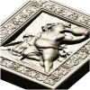 Резное панно "Виноградный путто" - 3D STL для ЧПУ