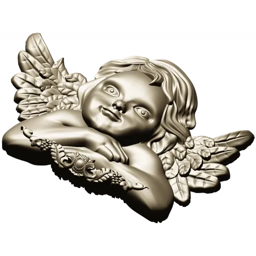 Cherubic Angel Relief STL for CNC Milling
