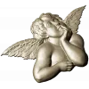 Мечтательный купидон - 3D STL рельеф для ЧПУ