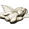 Мечтательный купидон - 3D STL рельеф для ЧПУ