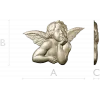 Мечтательный купидон - 3D STL рельеф для ЧПУ