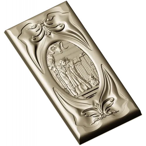 Baba Yaga relief panel - STL 3D model for CNC milling