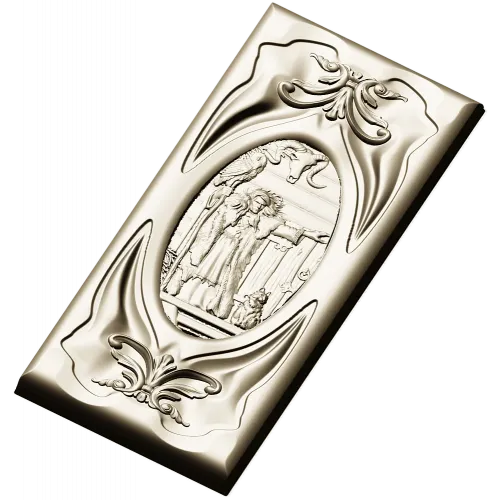 Baba Yaga relief panel - STL 3D model for CNC milling