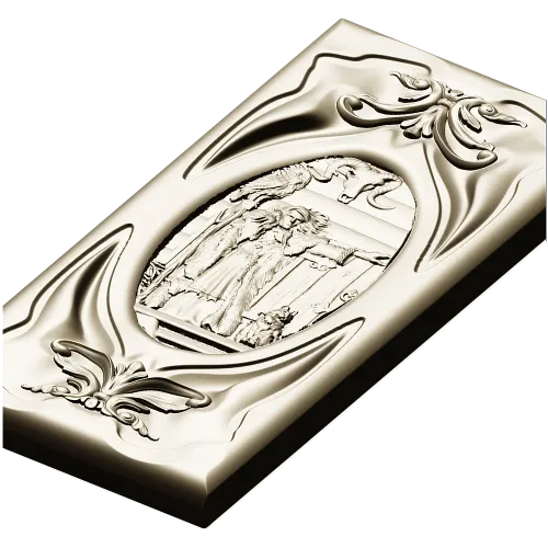 Baba Yaga relief panel - STL 3D model for CNC milling