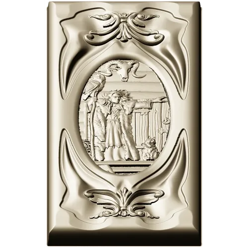 Baba Yaga relief panel - STL 3D model for CNC milling