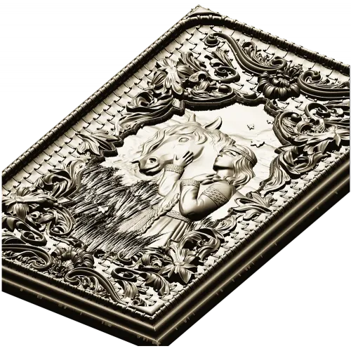 3D модель панно "Белая Русь" (STL) для ЧПУ